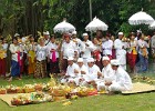 Ceremonie in Traditionel Village Desa Tenganan